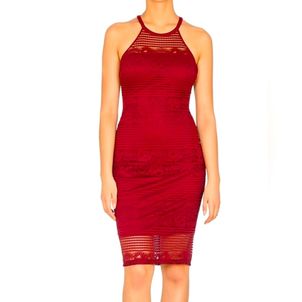 Guess lace bodycon dress